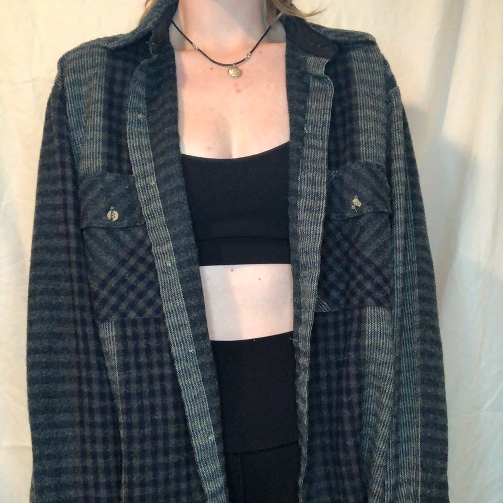 Vintage multi panel flannel